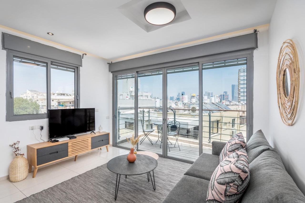 Superb 1,5 Bdr W Balcony Close To The Beach Tel Awiw Zewnętrze zdjęcie